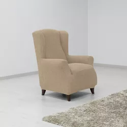 Pokrowiec elastyczny na uszak Denia śmietanowy, 70 - 100 cm x 90 - 110 cm