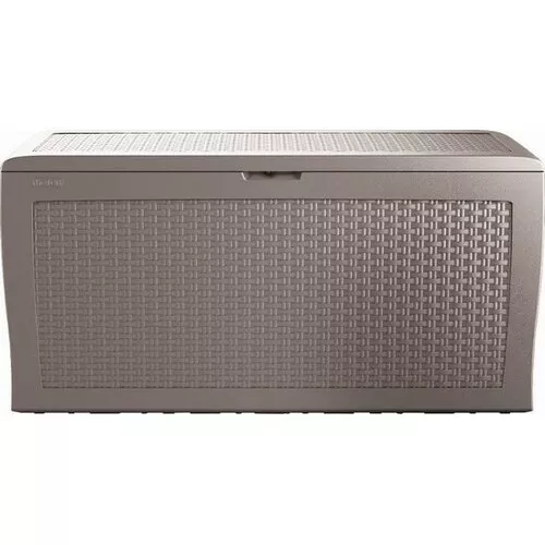 Keter Skrzynia ogrodowa do przechowywania Samoa Rattan cappuccino, 270 l, 117 x 57 x 45 cm