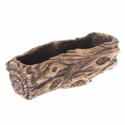 Donica betonowa, brązowy, 28,5 x 8 x 12 cm